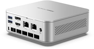 MINIS FORUM AI370 Mini PC, AMD Ryzen AI 9 HX 370 Prozessor, LPDDR5X-7500MHz 32GB, 1TB SSD, AMD Radeon 890M, RJ45 2.5G x 2/Wi-Fi 6e/Bluetooth 5.3, HDMI 2.1/DP 2.0/USB4, Copilot-AI PC