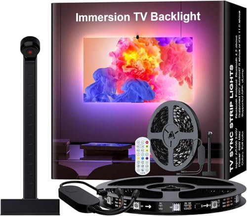 Lumtang Retroilluminazione a LED, 7 m, retroilluminazione TV, dispositivo di picking per TV da 85 a 105 pollici, controllo app Bluetooth