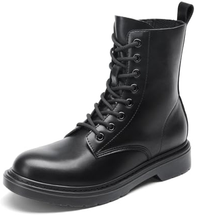 DREAM PAIRS Stivaletti Alla Caviglia con Lacci da Donna Moda Casual Comodi Stivaletti Donna