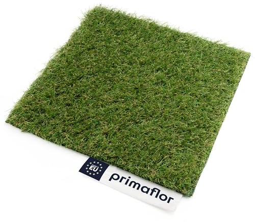 Primaflor Kunstrasen Colorado | 100x350 cm | Grün | 30 mm hoch | wasserdurchlässig | UV-beständig | wetterfest | Rasenteppich | weiches Kunstgras für Garten, Terrasse & Balkon | Integrierte Ablauflöcher