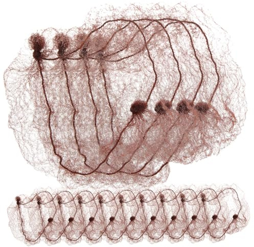 WRITWAA Unsichtbares Haarnetz für Dutt Elastisch und Feinmaschig aus Nylon 50 Stück Rutschfest für Ballett und Hochsteckfrisuren