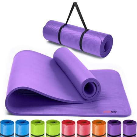 Winder Home | Yogamatte, Fitnessmatte Rutschfest Und Trainingsmatte, Yoga Matte Dicker, Sportmatte Dicke, Gym Matte, Yogamatte Rutschfest, Sportmatte Groß
