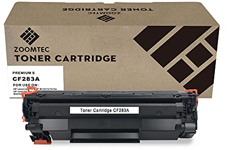 ZOOMTEC Tonerkassette Kompatibel 83A CF283A für Laserjet Pro MFP M125 M127fn M127fw M202dw M225dn M225dw M225rdn M202n M201dw M201n (1 Schwarz)