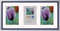 OSLO MasterLine Bilderrahmen 25 x 51 Kunststoff silber blau Glas mit 3 Ausschnitten 13 x 18 für mehrere Fotos Bilder Collagen-rahmen