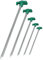 24x Anti-Rost Felsbodenheringe grün/Silber Ø 0,7 cm, 25 cm Länge - Felsbodenanker | Heringe | Erdnägel | Bodenanker aus verzinktem Stahl zur Befestigung & Fixierung im Boden (24)