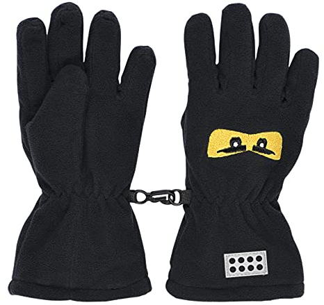LEGO Wear Unisex Wear Ninjago Handschuhe Unisex Atmungsaktiv Fleece Handschuh, 995, 134-140 EU
