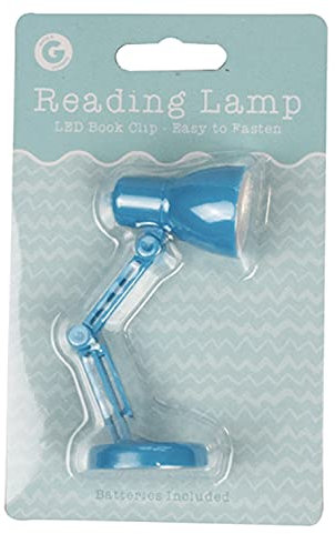 Gifts&Gadgets Reading Mini Lamp Light Led Book Clip (Blue)
