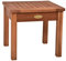 Spetebo Eukalyptus Beistelltisch 40 cm - Teak Look - Kleiner Gartentisch aus Massivholz - Tisch für Balkon Terrasse Garten Blumen Pflanzen Deko