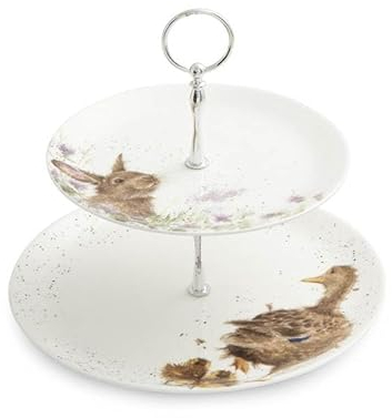Portmeirion Home & Gifts Wrendale Etagere mit 2 Ebenen