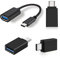iJiZuo Adaptador USB C a USB 3.0 (4 Pack), Thunderbolt 3 a USB Hembra OTG, Cable USB-C, para MacBook Pro 2020/19/18, Huawei P10/P9/Mate 10, Más Dispositivos con USB C