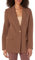 The Drop Blazer Long Blake pour Femme, Grain de café, M
