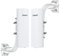 Ponte wireless per esterni con 2 staffe: UeeVii CPE452 Point to Point 5.8G WiFi CPE a lungo raggio - Funziona con Starlink - Estendi la rete per negozio Barn Garage, con antenna 14DBi 24V PoE 2 porte