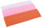 MapofBeauty 3 Pack Yoga Headbands Stretchy Cotton Kopf Bande Hairwarp Sport Laufen Exercise Gym (Weiß+Rosa+Orange)