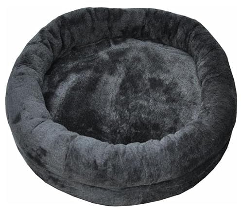 nanook - Liegeplatz, Liegemulde XL - Liegefläche Ø 53 cm - für große Katzen geeignet - für M8 M10 Kratzbäume und Sisalstämme - inkl. Adapterschraube - Farbe: dunkelgrau