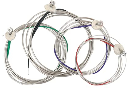 YUMIN 4 StüCke/SäTze Kontrabass Saiten Kontrabass Saiten 4/4 3/4 1/2 1/4 1/8 GrößE 1. 2. 3. 4. Kontrabass Saiten