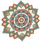 WOONEKY Wandaufkleber Autoaufkleber Laptop Aufkleber Yoga Dekor Kleber Vinyl Aufkleber Mandala Tapete Mandala Aufkleber Große PVC Wandaufkleber Blume Wandaufkleber Mandala Wandaufkleber Lotus PVC