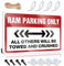 Bar Stuff for Man Cave Ram Parking Only Blechschild Schilder für Zimmer Veranda Dekor (Größe: 30 x 40 cm)
