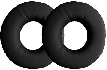 kwmobile Ear Pads Compatible with Sony WH-CH520 Earpads - 2x Replacement for Headphones - Black