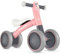 BELEEV Kinder Laufrad ab 1 Jahr, Lauflernrad für 10-24 Monate Baby, Balance Bike ohne Pedal mit 4 Rädern für Jungen und Mädchen Erstes Fahrrad, Geschenke für 1 Jahre Kleinkind
