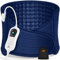 KESSER® Heizkissen elektrisch für Bauch und Rücken Inkl. Tasche - Heizgürtel mit 3 Temperaturstufen & Abschaltautomatik - Wärmegürtel mit verstellbarem Band und Klettverschluss Navyblau