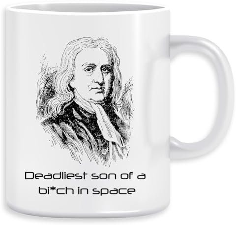 Mass Effect Isaac Newton Is Deadly Kaffeebecher Becher Tassen Ceramic Mug Cup