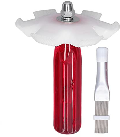 Aileron De Climatisation, 2 Pièces Peigne à Ailettes, Condenseur De Climatisation, Redresseur D'ailerons, Outil De Nettoyage De Climatiseur Pour le Nettoyage De L'évaporateur De Réfrigération(Blanc)