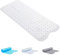 BedLooms Shower Mat Non Slip Anti Mould – White 70x38 cm Bath Mat for Bathroom & Bathtub with Strong Suction Cups Grip Bath Mats Easy Drain & Machine Washable Mat