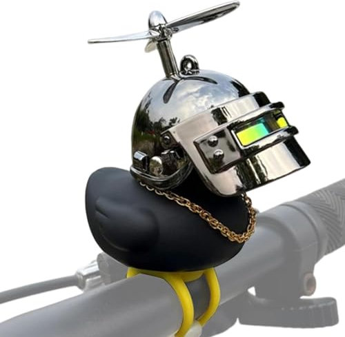 Motorrad-Lenker-Ente, niedliche gelbe Ente Fahrradzubehör – Lenker-Fahrradhupen, gelbe Ente, Auto-Dekorationen, Quetsch-Ente Fahrradhupen, Stressabbau, Quetschhörner