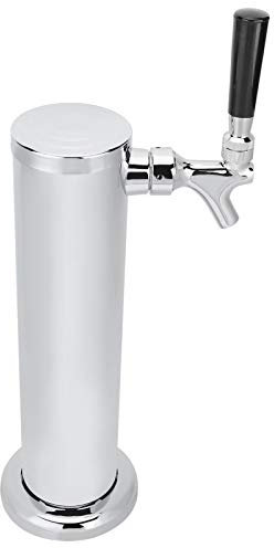 Torre de Barril de Cerveza de Acero Inoxidable con Dispensador de un Grifo, Equipo de Elaboración de Cerveza para el Hogar, Bares y Restaurantes