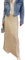 Pailletten Rock Damen Lang Glitzer Rock Niedrige Taille Party Rock Elegant Bleistiftrock A-Linie Tüllrock (Aprikose, L)