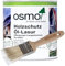 OSMO. Holzschutz Öl-Lasur. 2,5l + Flächenstreicher Pinsel von Pfahler (727 Palisander transparent)