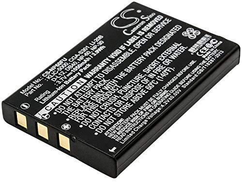 Gmmhhs Batería de repuesto para Vivitar DVR-830XHD, DVR-840XHD, Vivicam 3795, Vivicam 3930, 4000, P/N: 024-910001-10, 02491-0006-10, 02491-0009-01 1050 mAh/3 .7 V