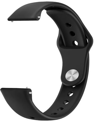 Issinlky 18MM 19MM 20MM 22MM Weiches Silikonband Quick Release Sportarmband für Frauen Männer