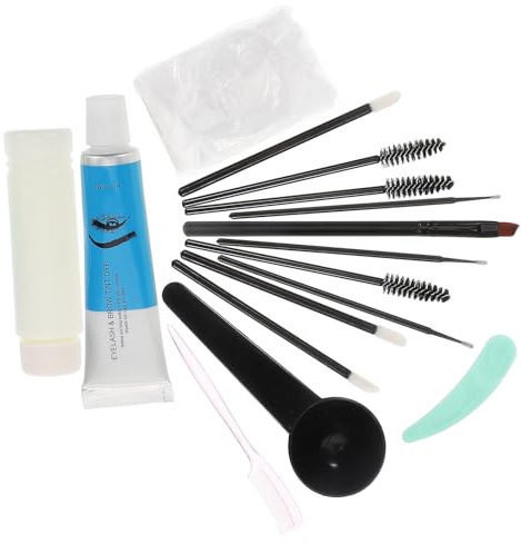 SEWACC Selbstgemacht Augenbrauen Gel 28 Stück Braun Langanhaltendes Farbloses Augenbrauen Make Up Werkzeug für Natürlichen Look und Einfache Anwendung