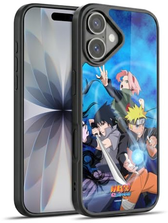 Head Case Designs Offizielle Naruto Shippuden Team 7 Schluessel Kunst Gel Armour Hülle [Militärischer Schutzgrad] kompatibel mit Apple iPhone 17