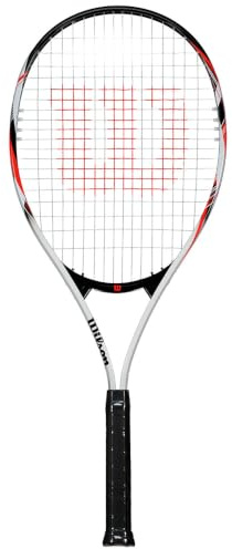 Wilson Fusion XL Tennisschläger, Weiß/Schwarz, Gr.