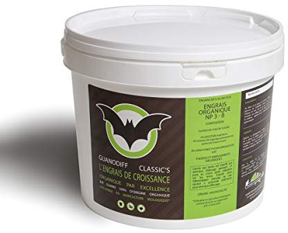 Engrais GUANODIFF Classic's - seau de 2 kilos - Guano Diffusion