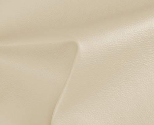 HAPPERS Polipiel para Tapizar 1 metro con Ancho 140cm. Venta de Polipiel por metros Solar Color Crudo