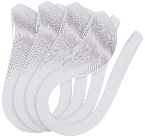 VBS XXL 600er-Pack Quillingstreifen Megaset 39cm weiß