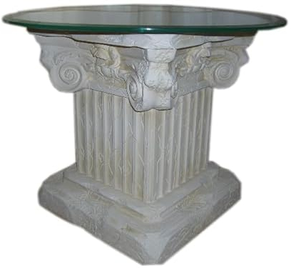 Antikes Wohndesign Blumensäule Marmorsäule Deko Säule Beistelltisch Telefontisch Blumenständer