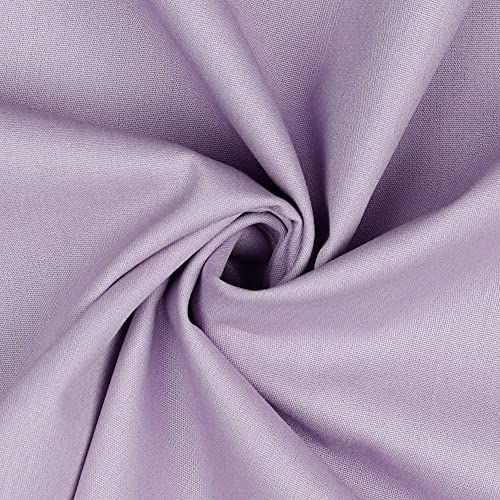 babrause® Baumwollstoff uni flieder Webware Meterware Popeline OEKOTEX 150cm breit - Ab 0,5 Meter