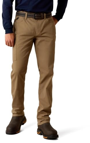 ARIAT Men’s Rebar M4 Low Rise DuraStretch Made Tough Stackable Straight Leg Pant