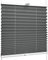 SchattenFreude Klemmfix-Plissee für Fenster | Mit Klemm-Haltern | Ohne Bohren | Anthrazit, Breite: 65cm x Höhe: 100cm