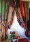 RAJBHOOMI HANDICRAFTS 2 Stück indische Vintage lichtfilternde Sari-Vorhänge, bunt, mehrfarbig, handgefertigt, Patchwork-Vorhänge, Heimdekoration, Vorhang (sortiert)