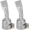 2Pcs 20mm Flat Welding Nozzle for Hot Air Heat, Hot Air Gun Welding Nozzle for PVC Plastic Sheet Soldering Accessories