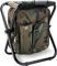 Kikerike Folding Stool Backpack Insulated Cooler Bag, Collapsible Camping Hunting Fishing Multifunction Chair with Front Pocket and Bottle Pocket for Outdoor Events, Hiking, Travel, Beach