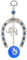 Ornamento da Appendere Elefante Fortunato E Malocchio Blu per Protezione Benedizione E Decorazione Pendente per Auto Casa E Ufficio Ottimo