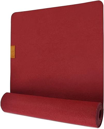 Tischlaufer aus Filz - Tischset Filz - Tischsets Abwaschbar, Tischdecken - 30 cm * 100 cm, Dekorative Tischgürtel mit Lederetiketten Geeignet für Küche, Drinnen und Draußen