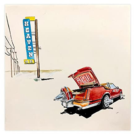 FABIVA Don Toliver Poster Himmel oder Hölle Album Cover Leinwand Poster Schlafzimmer Dekor Sport Landschaft Büro Zimmer Dekor Geschenk Rahmen 30 x 30 cm