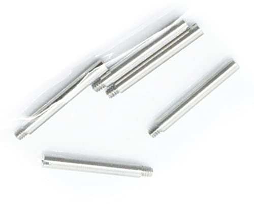 MOUDOAUER Schraubstifte Links Uhrenarmband Armband Armband Ersatzschrauben für Rolex Uhrenband Reparatur Werkzeug Teile Uhrwerk Ersatz Ersatzteil Uhrenzubehör, 13.5*1.8mm, Sportlich